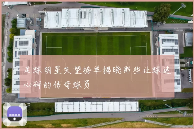 足球明星失望榜单揭晓那些让球迷心碎的传奇球员